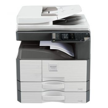 Sharp AR-7024D Multifunctional Duplex All-in-One Photocopier Machine, White/Grey /ADF/ 2 tray 